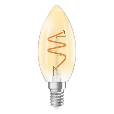Obrázok produktu pre Led Žiarovka Vintage Sviečka Gold28 Dim E14