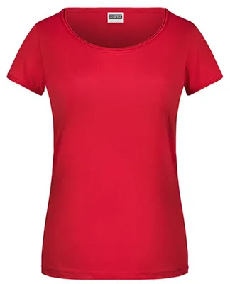 Produktbild von James and Nicholson - T-Shirt für Damen LT2354 (L) (Rot)