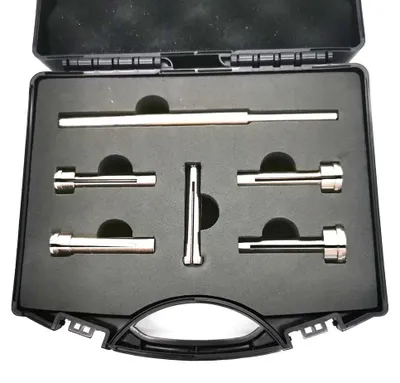 Produktbild von Fahrradlager Extractorkit - Werkzeug zum Entfernen von Fahrradlagern - Aluminium/PVC - 6 Werkzeuge