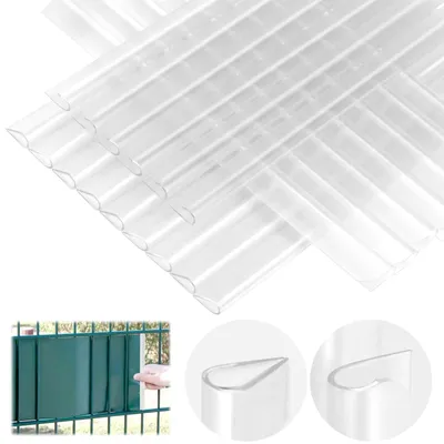 Imagen del producto de Elzusha - Clips de sujeción para tiras opacas, 70 unidades, PVC