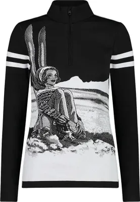 Produktbild von Cmp Knitted 7h96142 Pullover Weiß,Schwarz M Damen Weiß,Schwarz M