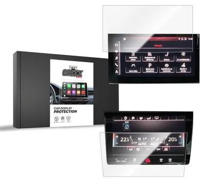 Produktbild von Keramische Autodisplayfolie 2in1 für Audi Q8 (2018-2025), Grizz Protector