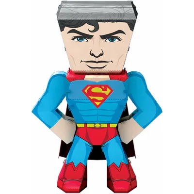 Image de Puzzle de METAL EARTH 3D Justice League : Superman figurine