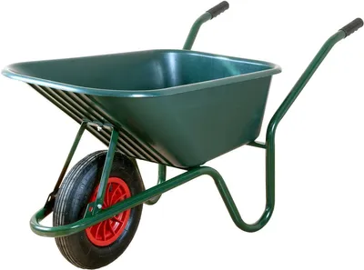 Produktbild von LIMEX Schubkarre 100l Liter PP-Mulde Grün  - LX11005010