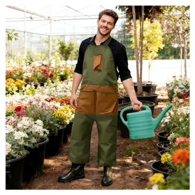 Produktbild von Verstellbare Gartenschürze aus leichtem und strapazierfähigem Material für die Gartenarbeit
