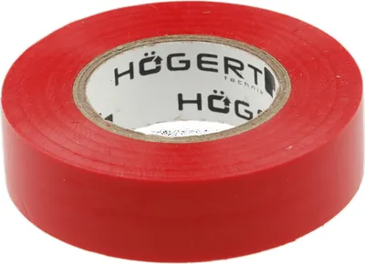 Image de Högert Ruban isolant 0,13 mm x 19 mm x 20 m, rouge