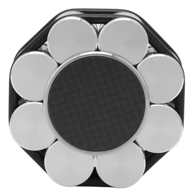 Imagen del producto de Shanrya, estabilizador para platos de tocadiscos, reduce las vibraciones y mejora la calidad del sonido. Base de silicona que aumenta la fricción. Contrapeso para discos, con sistema de sujeción que ayuda a amortiguar las vibraciones