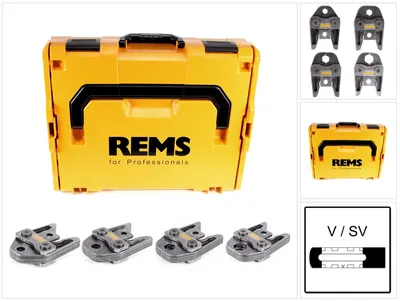 Produktbild von REMS Presszangen Set V15-18-22-28 im Systemkoffer L-Boxx ( 571166 R )