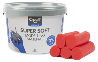 Image de Creall Supersoft clay Red, 1750gr.