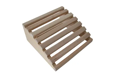 Obrázek produktu pro Home Deluxe - Opěrka hlavy SERI - Dřevo: Hemlock, rozměry: 13 x 30 x 29 cm I Opěrka hlavy pro krk saunový polštář