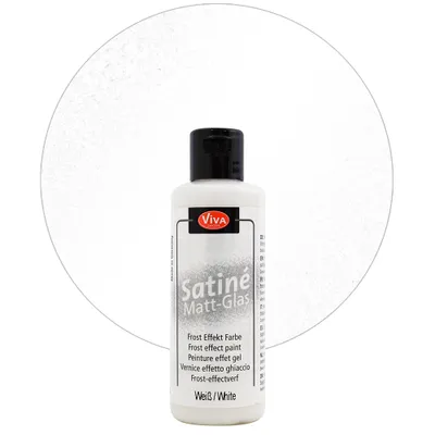 Produktbild von Viva Decor Satinierte Frost-Effektfarbe Satine Matt Glass 82ml