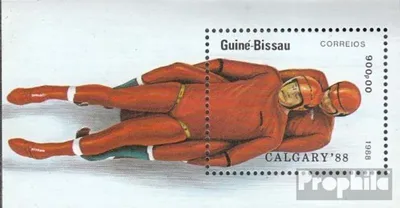 Produktbild von Briefmarken Guinea-Bissau 1988 Mi Block270 (kompl.Ausg.) postfrisch Olympische Winterspiele 1988