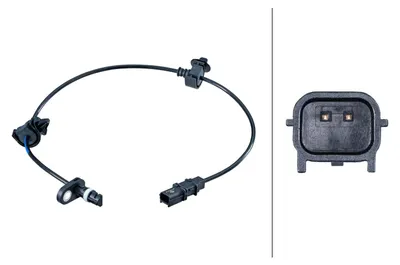 Produktbild von Sensor Raddrehzahl 2-polig Hallsensor 550 mm Kabel HELLA für HONDA CIVIC