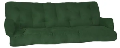 Produktbild von Beautissu Sitzkissen für Hollywoodschaukel Flair HS, 180x50x8cm, Dunkelgrün