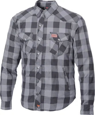 Immagine prodotto di Camicia in tessuto Fairbanks da uomo, a quadri - Grigio / Nero, Taglia: XL