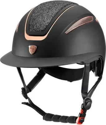 Zdjęcie produktu dla Kask damski Tattini Ariete, czarny, rozmiar 56–58 cm