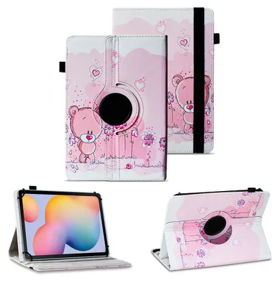 Produktbild von Tablet Hülle für Samsung Galaxy Tab S6 Lite Schutzhülle Tasche Cover DrehbarFarben:Motiv 1