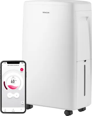 Obrázok produktu pre SENCOR SDH 1028WH Inteligentný mobilný odvlhčovač vzduchu 10l Wi-Fi