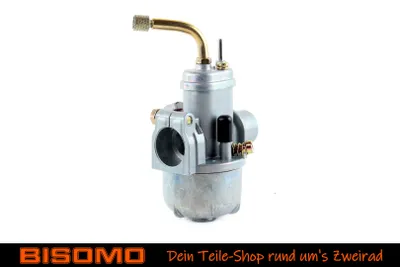 Produktbild von BING Tuning Vergaser 14mm Kaltstartautomatik + Sport Luftfilter 15-19mm für Hercules Puch Zündapp Kreidler KTM DKW Mofa Moped Mokick