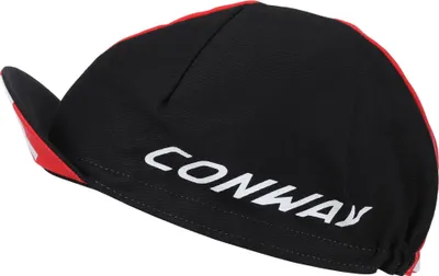 Produktbild von Conway Cap Fahrradkappe Bike RR schwarz rot