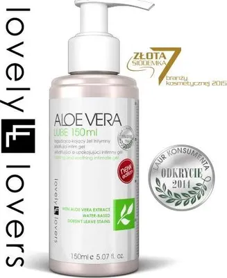 Produktbild von Lovely Lovers - ALOE VERA Gleitgel, beruhigendes Intimgel auf Wasserbasis, 150 ml