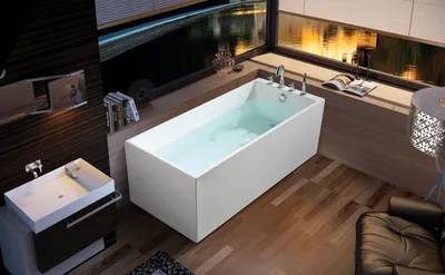 Immagine prodotto di Luxus Badewanne Badezimmer Acryl Wanne 140x70 Wannen Komplett Design