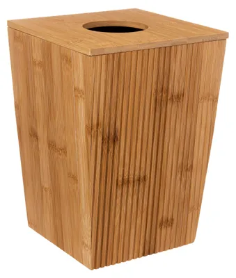 Produktbild von Bambus-abfalleimer 6l "terre inconnue" (unbekannte erde) - 5 five simply smart