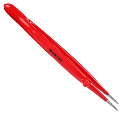 Obrázek produktu pro Pinzeta WETEC, 1 000 V, rovná, 145 mm (přesná pinzeta s jemnými kleštěmi)