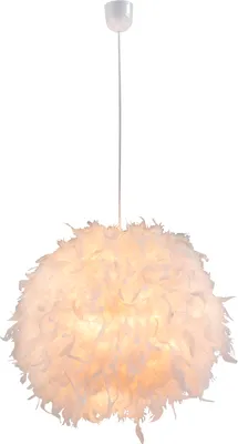 Produktbild von Globo Lighting Hängeleuchte Kunststoff weiß, 1x E27