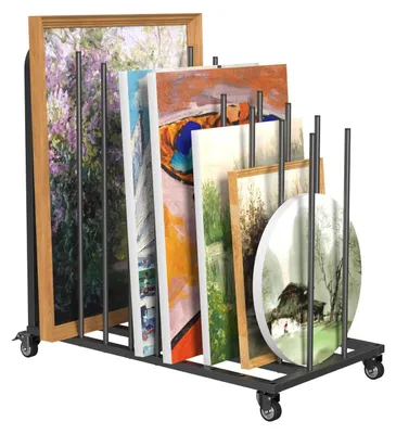 Kunsttrockengestell 80x83x45 cm, verstellbar, mit Rollen