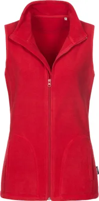 Immagine prodotto di Stedman ST5110 | Gilet in pile attivo / Gilet in pile da donna / Scaldacorpo - Colore: Rosso scarlatto - Taglia: XL
