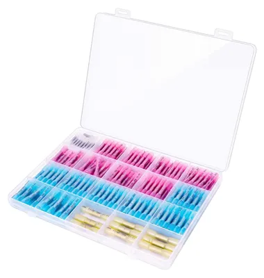 Kabelverbinder-Set 210-teilig, wasserdicht, für AWG 26-10