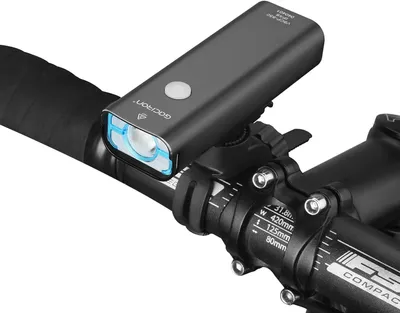 Zdjęcie produktu dla Zestaw świateł rowerowych Gaciron, model V9CP-850, lampa przednia rowerowa z przewodami, bardzo jasne oświetlenie rowerowe do 850 lumenów, ładowanie przez USB-C, wodoszczelność IPX6
