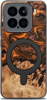 Image de Bewood Housse unique pour Xiaomi 15 - Orange avec MagSafe