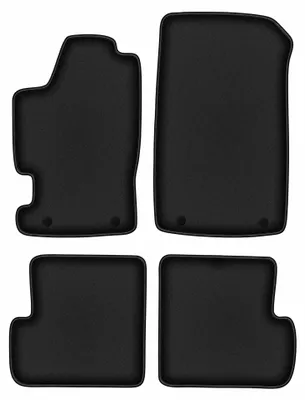 Imagen del producto de Alfombrillas de moqueta para Renault Laguna I 1994-2001 (familiar/liftback) – juego de 4 piezas, negras, a medida – Wielganizator DURBAN