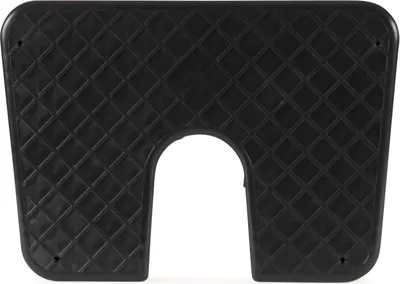 Produktbild von Heckschutzplatte für Außenborder, 320 x 220 mm, Kunststoff, robust & rostfrei Farbe: Schwarz