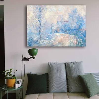 Produktbild von Wallity, 70100MONET005- CLD1138, Bunt, Leinwandbilder, 70 x 100 cm, 100% Leinwand
