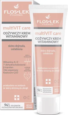 Image de Floslek Pharma Multivit Care, Nourrir les peaux matures, affaiblies, crème vitaminée, 50 ml