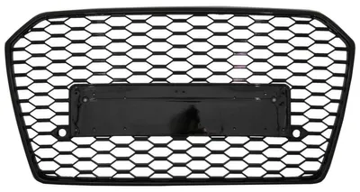 Produktbild von Kühlergrill für AUDI A6 C7 4G Facelift 2015-2018 RS6 Look Zentralgitter Schwarz.