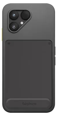Produktbild von Fairphone, Originale Silikonhülle für Fairphone 6 mit festem Rahmen, Schwarz