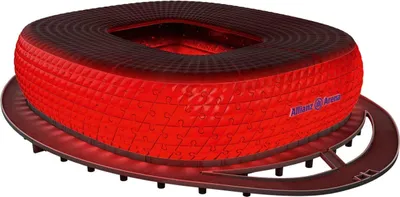 Produktbild von Ravensburger 3D-Puzzle Allianz Arena bei Nacht incl. Lichterkette, 12530
