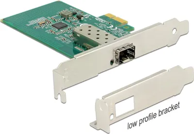 Produktbild von DeLOCK 89481, Eingebaut, Kabelgebunden, PCI Express, Faser, 1000 Mbit/s