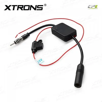 Obrázek produktu pro Xtrons RAMP01, zesilovač signálu pro FM/AM rádio, 12V, univerzální autoanténní zesilovač