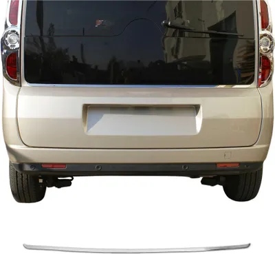 Image de Garniture de Hayon Coffre pour Fiat Doblo Opel Combo D acier inox