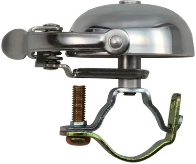 Obrázek produktu pro Crane Bell Mini Suzu Polished Silver 45 mm Cyklistický zvonek
