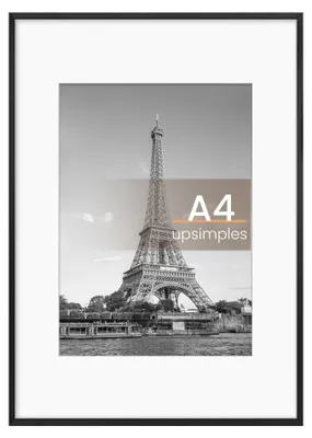 Fotolijst A4, braun, für Fotos und Poster, 1 Stück