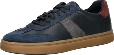 Produktbild von Geox Sneaker aus Leder mit herausnehmbarer Innensohle und Schnürung