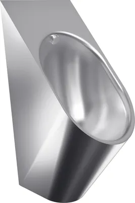 Produktbild von KWC AR Urinal, CAMPUS, Edelstahl,  Spritzkopf, 313x627x342 mm