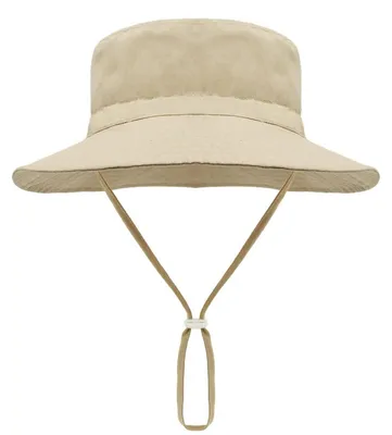Produktbild von Baby Sonnenhut Fischerhut Breiter Krempe UPF 50+ Khaki 0-6 Monate
