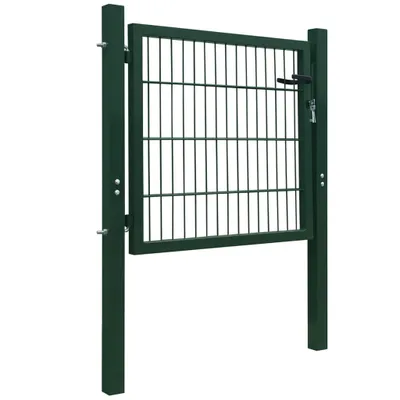 Immagine prodotto di cancello di recinzione vidaXL 2D (cancello singolo) verde 106x130 cm